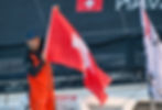 Ollie crossing the finish of the 2024 Vendée Globe (c) Jean-Louis Carli / Alea