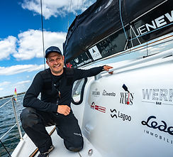 Oliver Heer Ocean Racing - Skipper Ollie on boat
