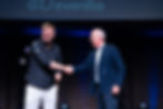 Director of The Ocean Race, Mirko Groeschner, officially welcomes Ollie.