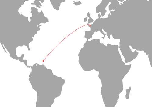 Route du Rhum Route Map