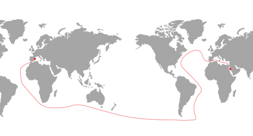 The Ocean Race Route Map (World)