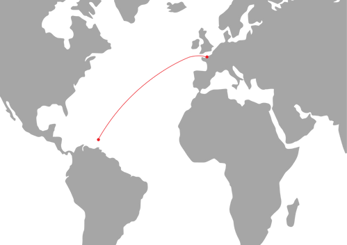 Transat L'or Route Map